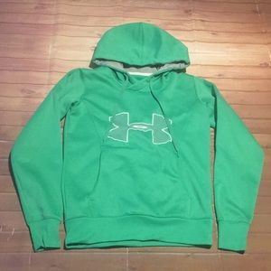 Mens Under Armour Hoodie Sweatshirt XS Green